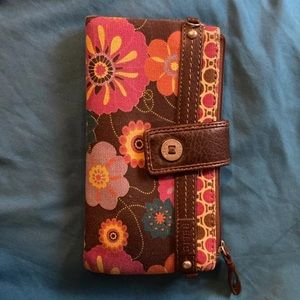 Relic floral wallet